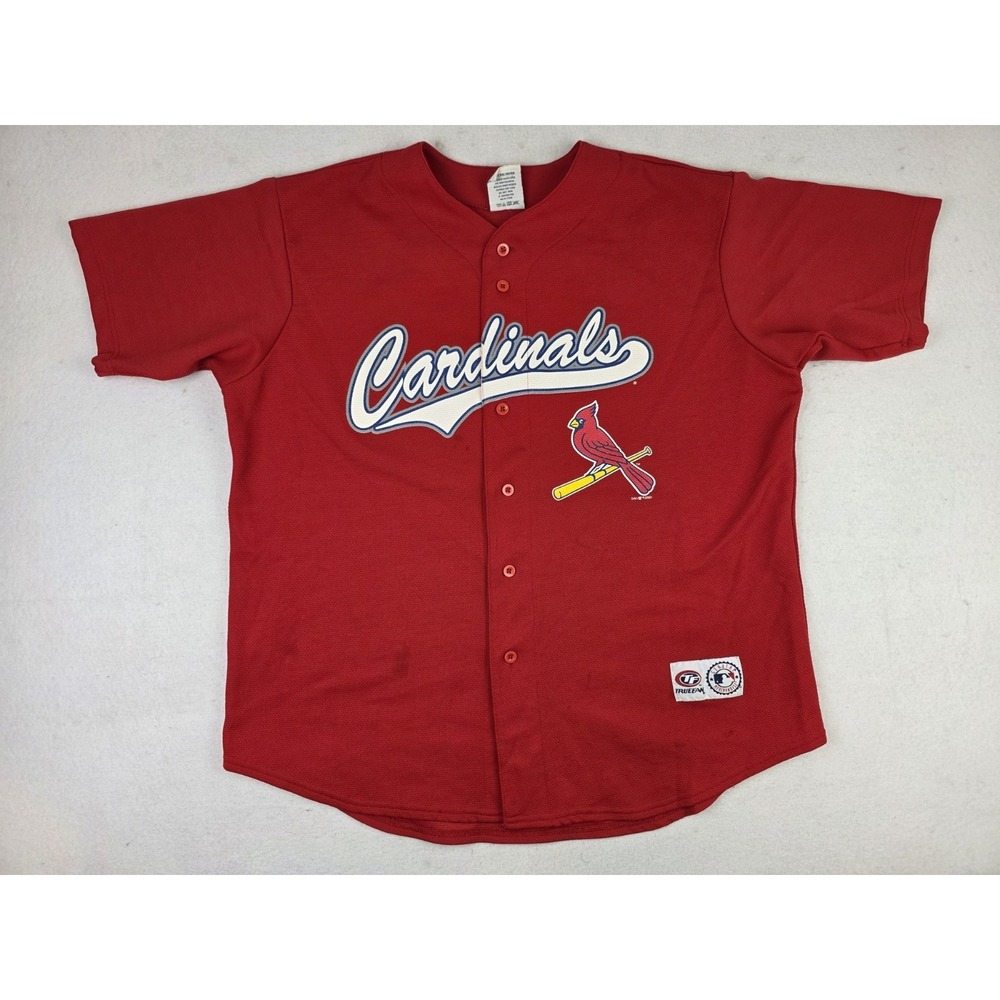Vintage Mark McGwire Baseball Jersey Adult XL Button Up St Louis Cardinals 2001